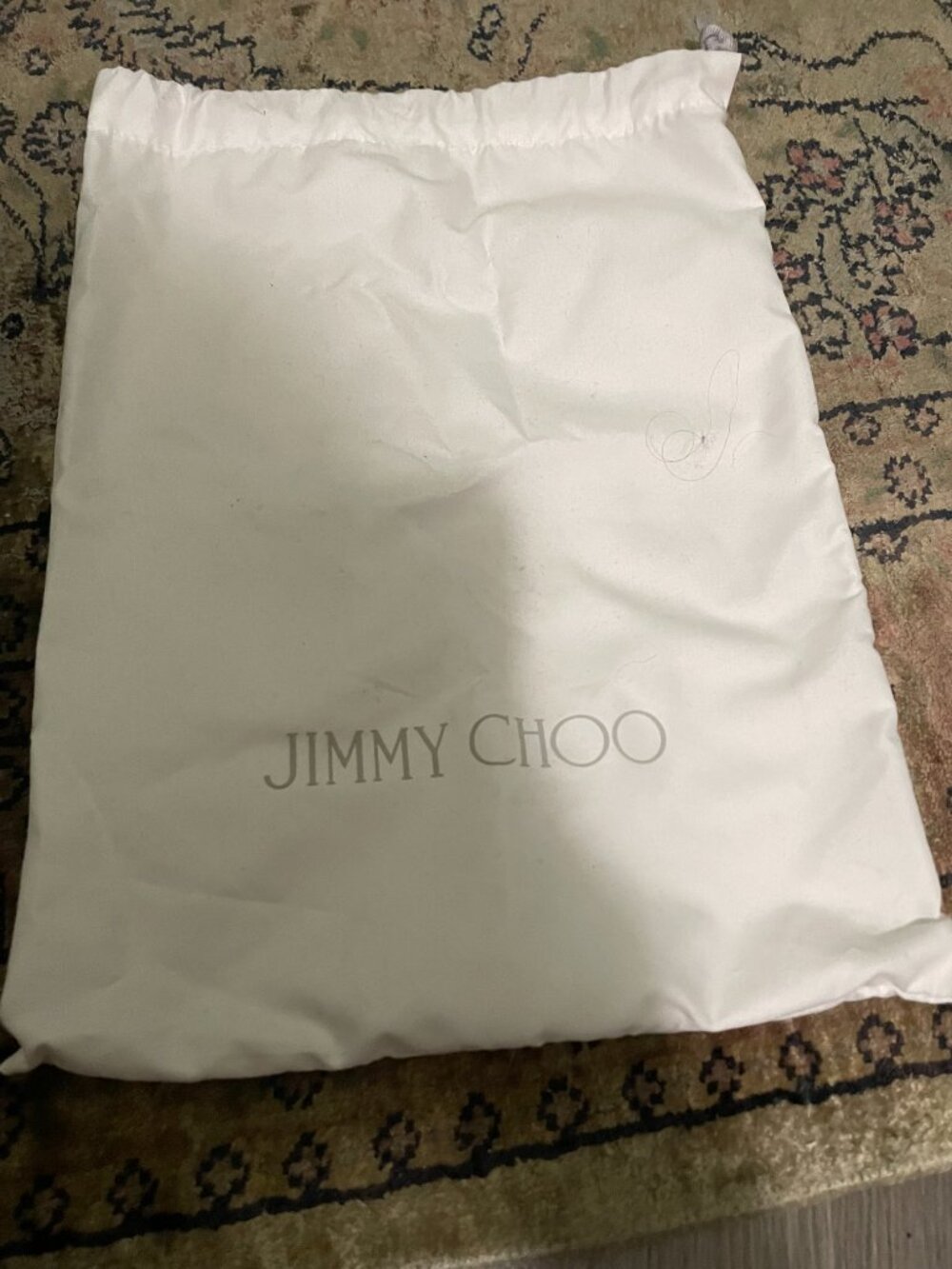 Jimmy Choo Silver Glitter Pointed-Toe Pumps — Worn Once - Picture 2 of 2